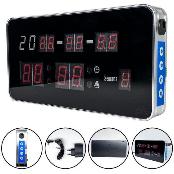 Relógio De Parede Grande Temperatura Calendário Led Digital é boa?