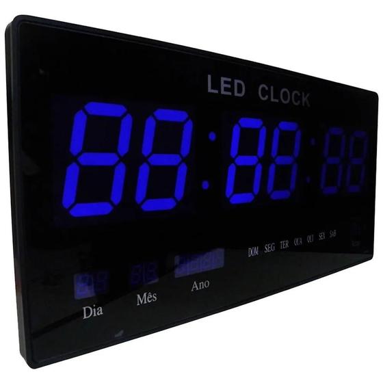 Menor preço em Relógio De Parede Mesa Temperatura Digital Calendário LED