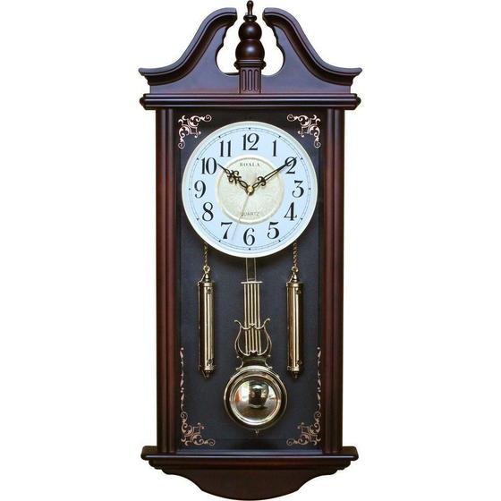 Imagem de Relógio De Parede Pêndulo Retrô Vintage Antigo 66Cm Dourado