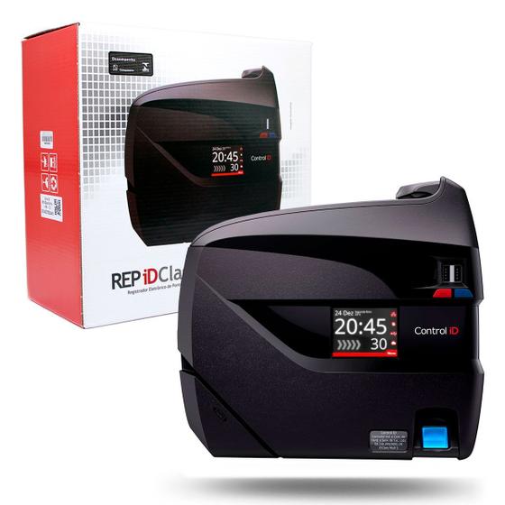 Imagem de Relógio de Ponto Biométrico Control ID REP iDClass Bio, Ethernet, Guilhotina - Display Touch Screen