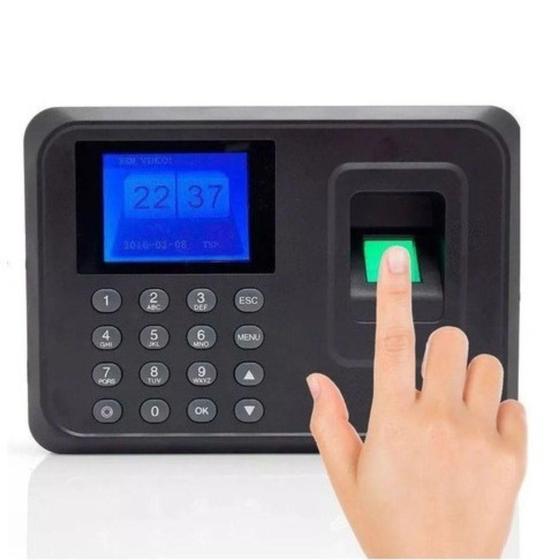Imagem de Relógio de Ponto Biométrico Impressão Digital Eletrônico - Knup