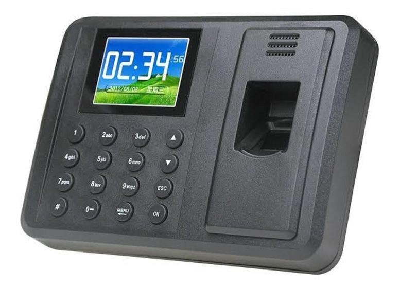 Imagem de Relógio De Ponto Biométrico Impressão Digital Eletrônico