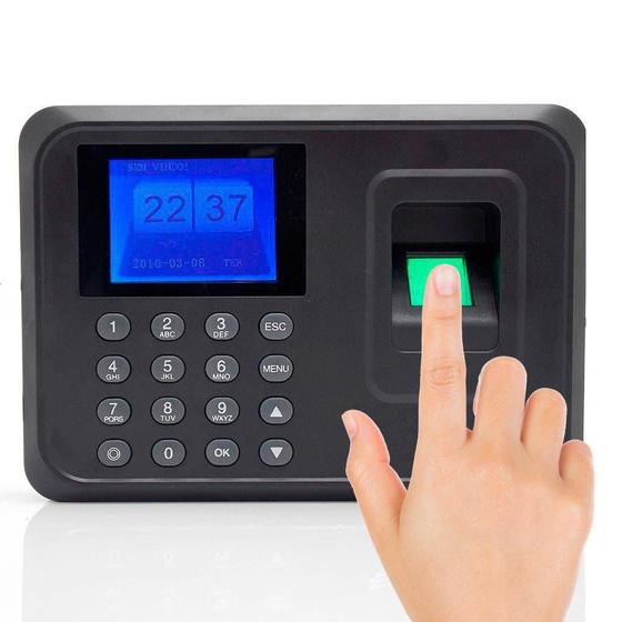Imagem de Relógio de Ponto com Leitor Biométrico Impressão Digital