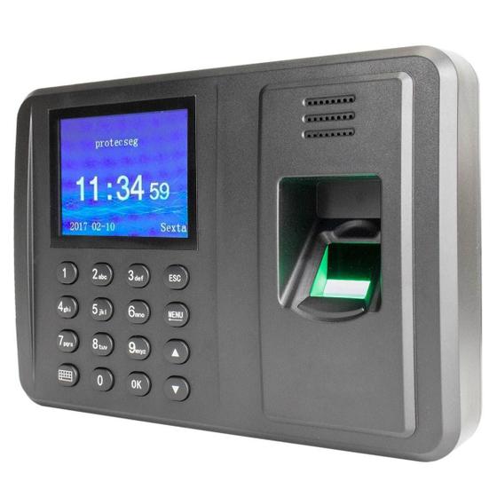 Imagem de Relógio De Ponto Com Leitor Biométrico Impressão Digital