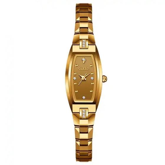 Imagem de Relógio De Ponto Feminino Dourado Dourado Vintage