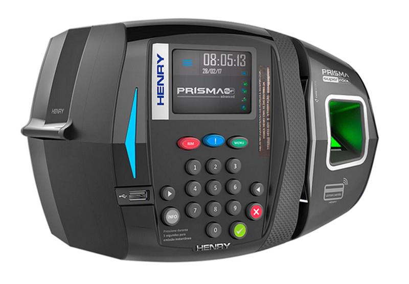 Relógio de ponto Henry Prisma R2 portaria 671 Bio Verde com proximidade RFID Menor preço em Relógio de ponto Henry Prisma R2 portaria 671 Bio Verde com proximidade RFID