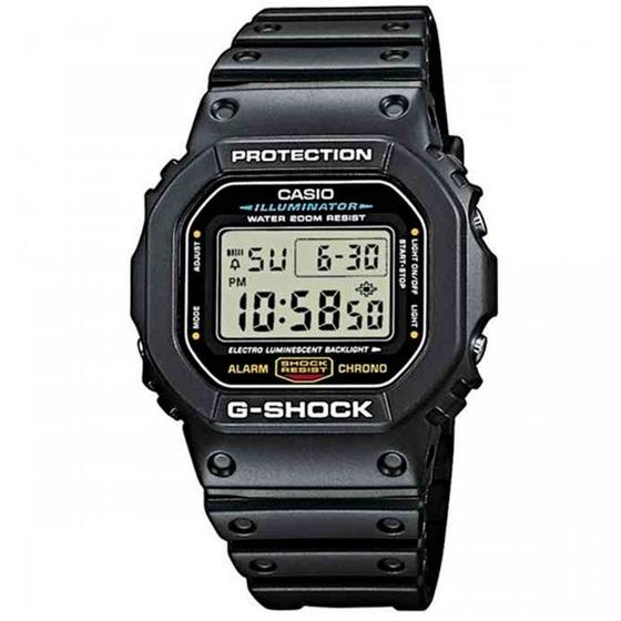 Imagem de Relógio de Pulso Casio G-Shock Masculino Digital Dw-5600e-1vdf