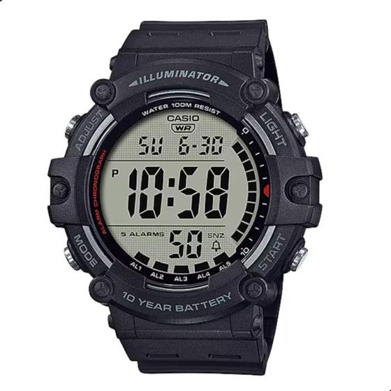 Imagem de Relógio de Pulso Casio Masculino Standard AE-1500WH-1AVDF Prova D'Água