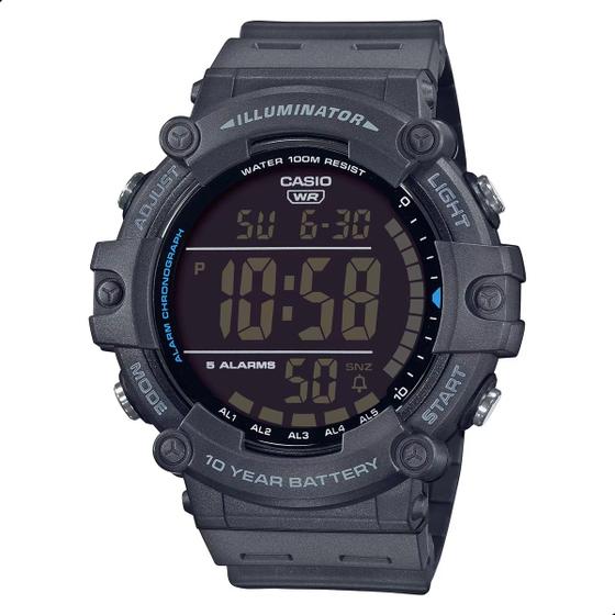 Imagem de Relógio de Pulso Casio Masculino Standard  Visor Negativo AE-1500WH-8BVDF Prova D'Água