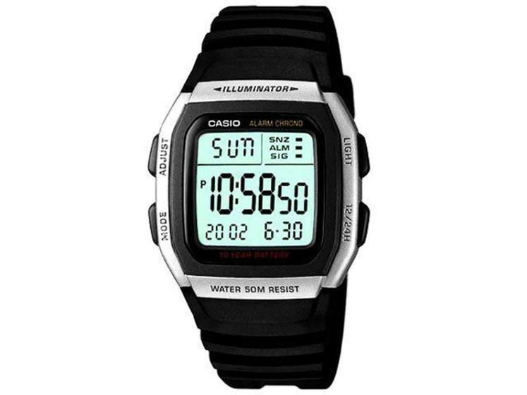 Imagem de Relógio de Pulso Digital Masculino - Casio Mundial W-96H-1AVDF