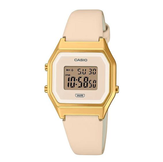 Imagem de Relógio de Pulso Feminino Casio Vintage Digital Dourado LA680WEGL-4DF