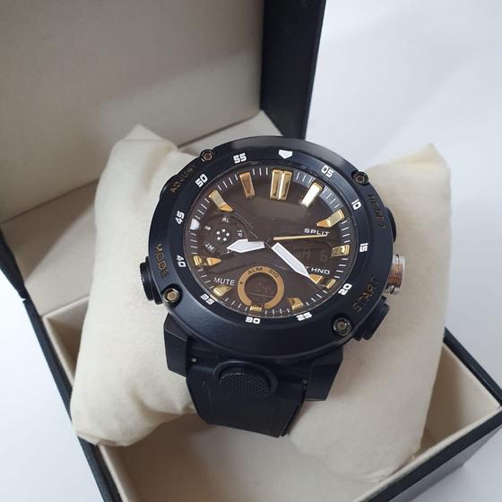 Imagem de Relógio De Pulso LED Dual Time Digital Esportivo Masculino Moda Militar Cronógrafo Despertador