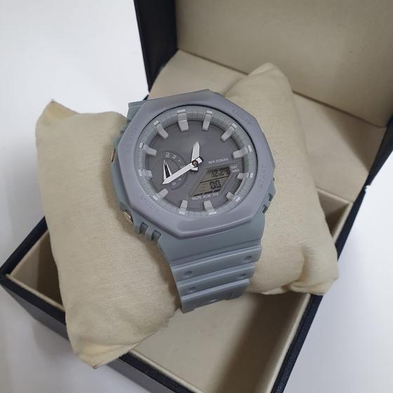 Imagem de Relógio De Pulso LED Dual Time Digital Esportivo Masculino Moda Militar Cronógrafo Despertador