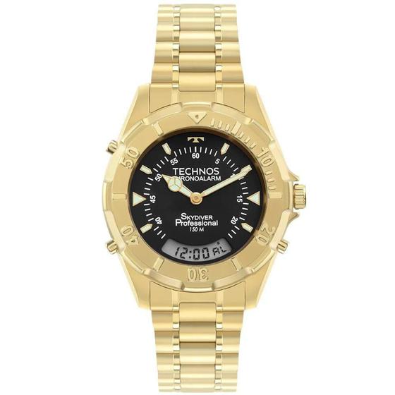 Imagem de Relógio de pulso Technos Masculino Skydiver Dourado T20557S/45P