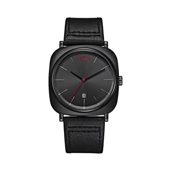 Imagem de Relógio De Quartzo Elegante Minimalista Masculino TOMI Fashion Business Square Small Disc De Alta