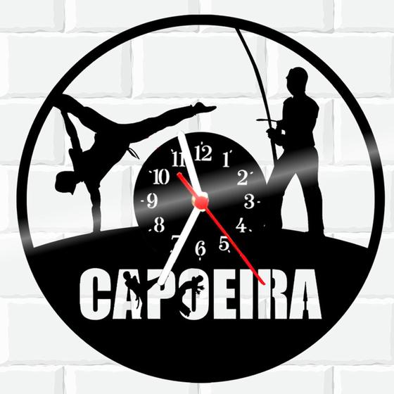 Imagem de Relógio De Vinil Disco Lp Parede Capoeira Luta
