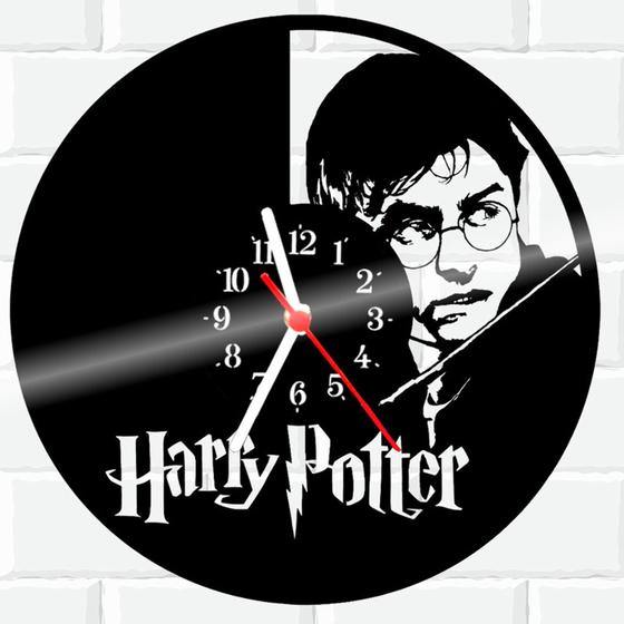 Imagem de Relógio De Vinil Disco Lp Parede Harry-Potter HP 7