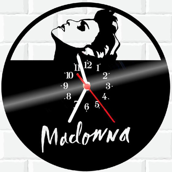 Imagem de Relógio De Vinil Disco Lp Parede Madonna Pop 3