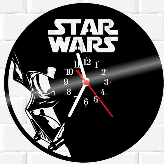 Imagem de Relógio De Vinil Disco Lp Parede Star-Wars Darth Vader 7