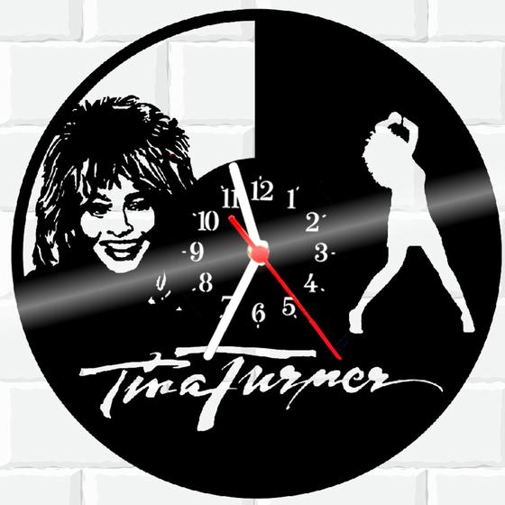 Imagem de Relógio De Vinil Disco Lp Parede  Tina Turner