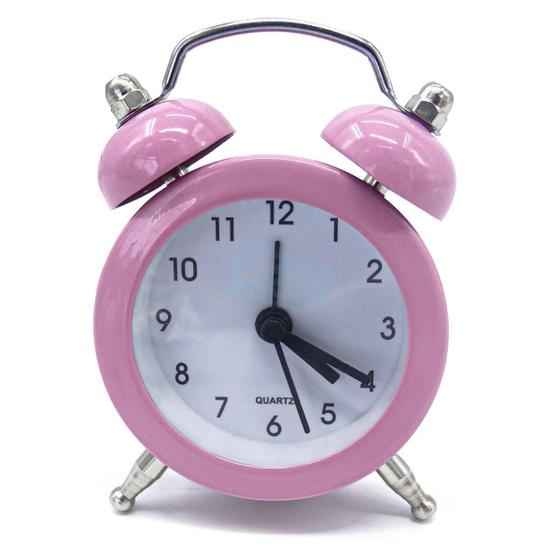Relógio Despertador Aço Presente Mini Antigo Retro Menor preço em Relógio Despertador Aço Presente Mini Antigo Retro