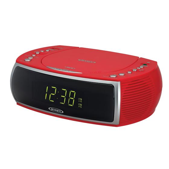 Imagem de Relógio Despertador com CD Player e Rádio AM/FM Digital Jensen JCR-322R