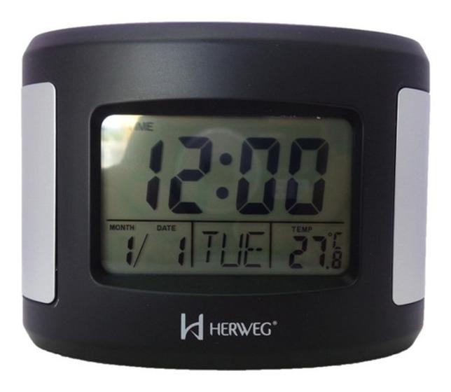 Relógio despertador HERWEG digital 2979-034 preto Menor preço em Relógio despertador HERWEG digital 2979-034 preto