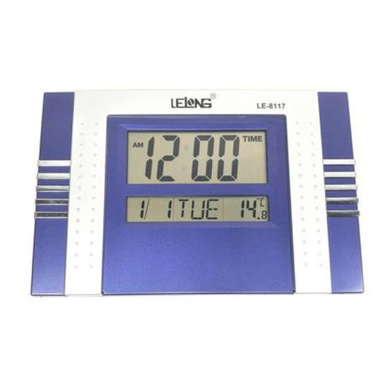 Imagem de Relógio Digital De Mesa ou Parede Data e Temperatura - Lelong