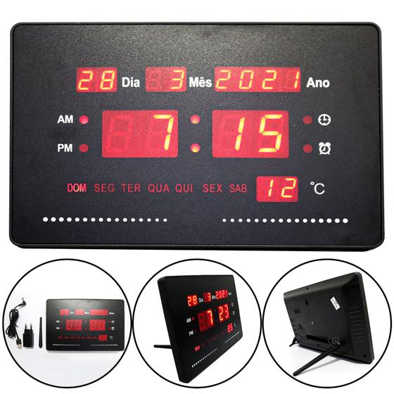 Relogio Digital de Parede LE-2114 Led Calendario Termômetro é boa?