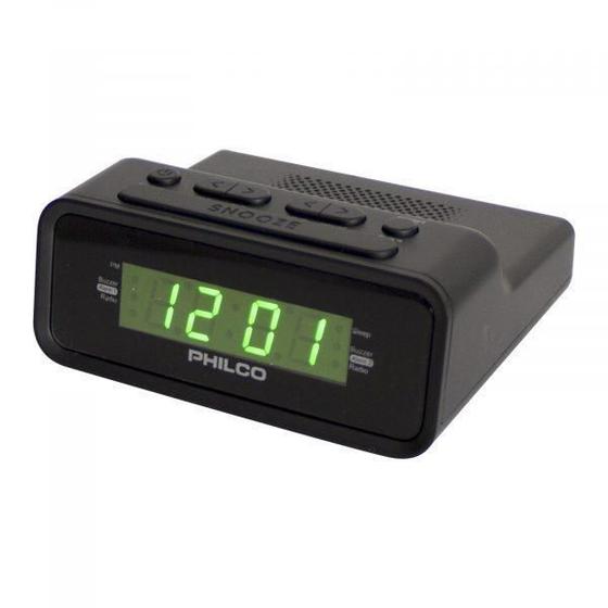 Imagem de Relógio Digital Elétrico Despertador Alarme Mesa Radio Fm