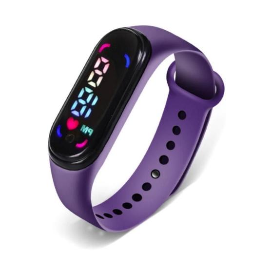 Imagem de Relógio Digital Esporte Bracelete Led Adulto Infantil Barato