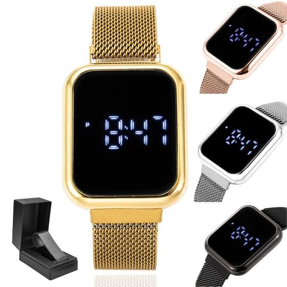 Imagem de Relógio Digital Feminino Led Touch Com Pulseira Automática