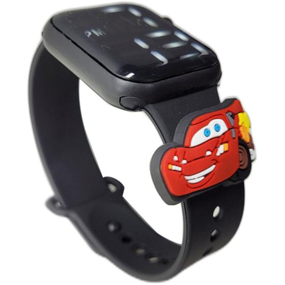 Imagem de Relógio digital Infantil Carros Cars Resistente à Água