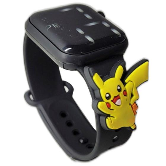 Imagem de Relógio digital Infantil Pikachu Resistente à Água - SMACTUDO