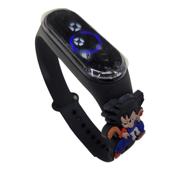 Imagem de Relógio Digital Infantil Touch LED Super Heróis resistente à Água Dragon Ball_Son Goku-Pr - SMACTUDO