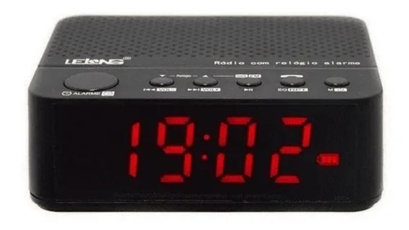 Imagem de Relógio Digital Led - Despertador/Rádio Fm/Bluetooth Le-674