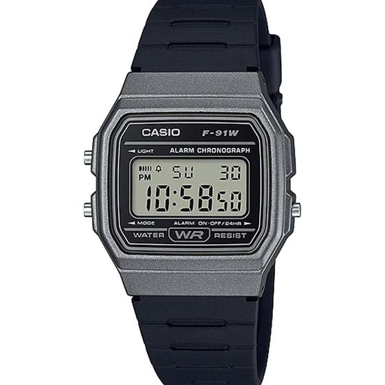 Imagem de Relógio Digital Masculino Preto Casio - F-91WM-1BDF-SC
