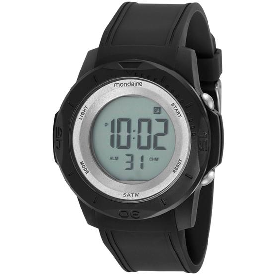 Imagem de Relógio Digital Mondaine Masculino Preto 85016G0MVNP1