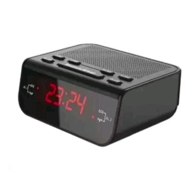 Imagem de Relógio Digital Rádio FM AM  Despertador Alarme de Mesa Lê 671- Lelong