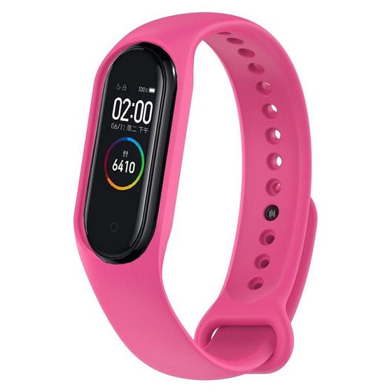 Imagem de Relógio Digital Smartwatch Feminino Esportes KM Calorias Redes Sociais KM  Corrida Presente Pink