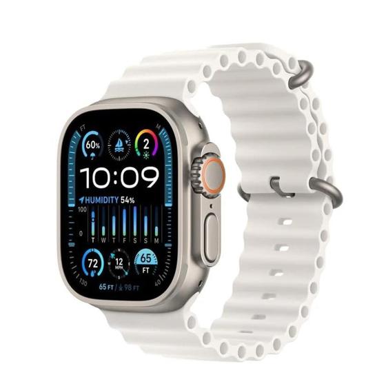 Imagem de Relogio Digital Ultra Caixa Branco Elegante Pulseira Sport