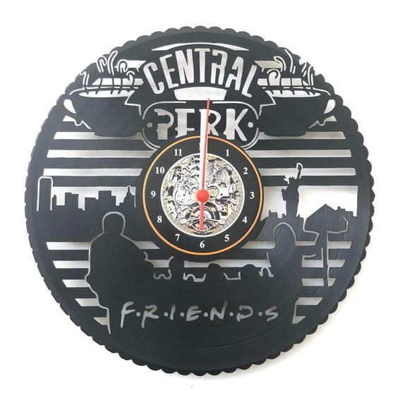 Imagem de Relógio Disco de Vinil, Friends, Central Perk, Série, Seriado, Decoração, Quarto
