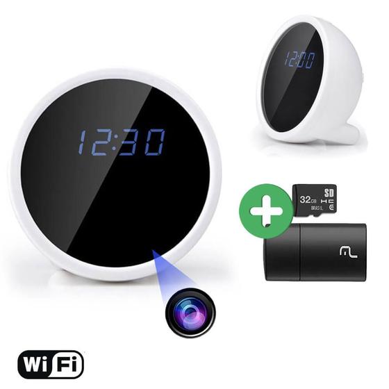 Relógio Espião com Câmera Espiã e WIFI + 32GB Menor preço em Relógio Espião com Câmera Espiã e WIFI + 32GB