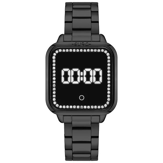 Imagem de Relógio Euro Feminino Fashion Fit Led Preto - EUMD2404AC/4P