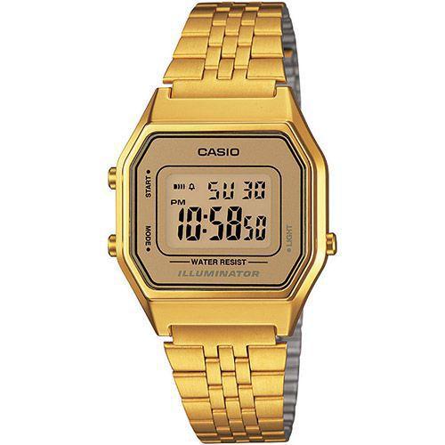 Imagem de Relógio Feminino Casio Digital Vintage LA680WGA-9DF - Dourado