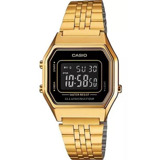 Imagem de Relógio Feminino Casio Vintage Digital Dourado LA680WGA1BDF