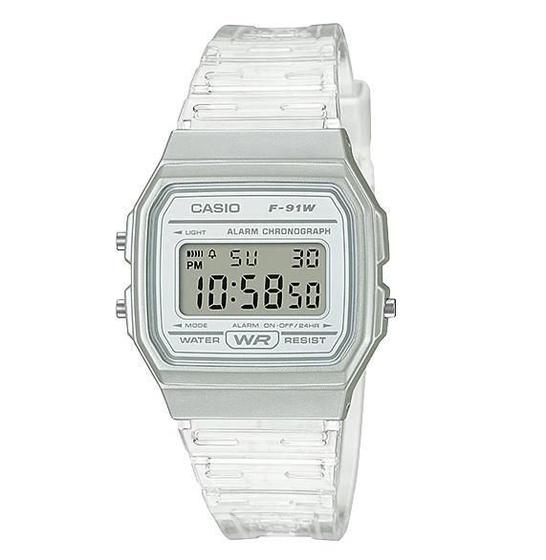 Imagem de Relógio Feminino Casio Vintage Standard F-91Ws-7Df Branco