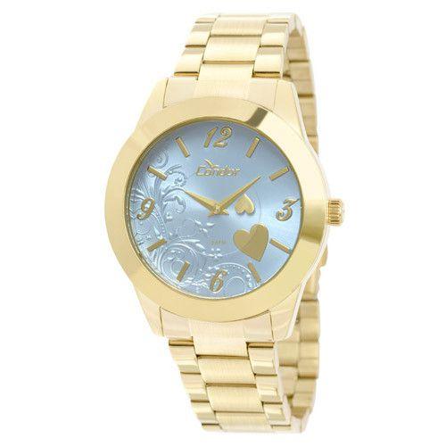 Relógio Feminino Condor Co2036cf/4a Dourado Menor preço em Relógio Feminino Condor Co2036cf/4a Dourado