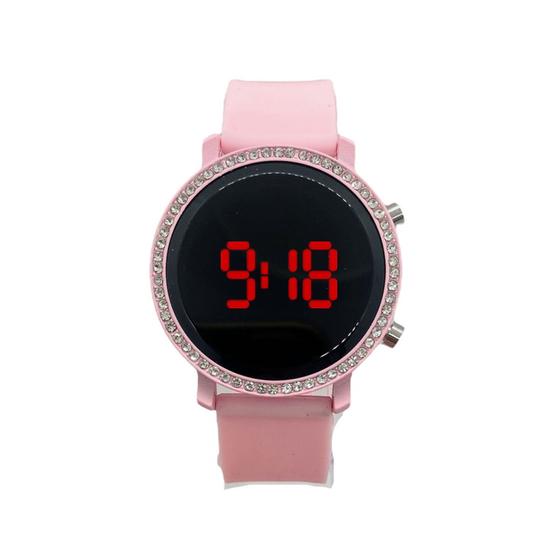Imagem de Relógio feminino Digital Led de pulso pulseira de silicone comforto