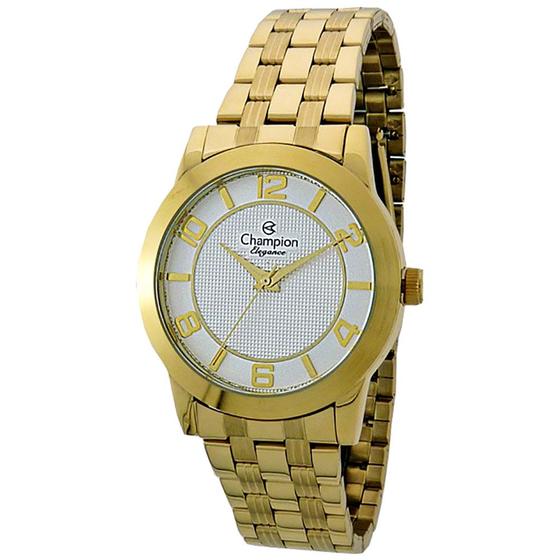 Imagem de Relógio Feminino Dourado Champion Pulseira Aço Dourado